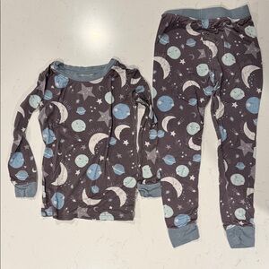 Little Sleepies To the Moon & Back Two-Piece Pajama Set (3T)